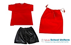 T Shirt, Shorts and PE Bag Bundle