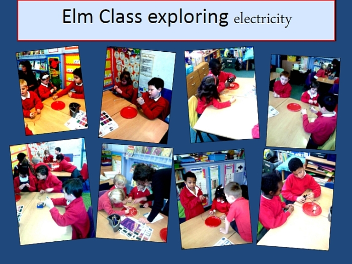 Elm Class exploring electricity